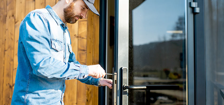 Frameless Glass Storefront Door Locks Replacement in Los Gatos, CA